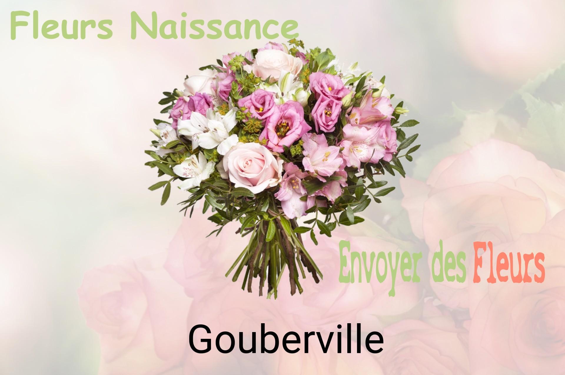 Bouquet de fleurs de naissance livré à Gouberville